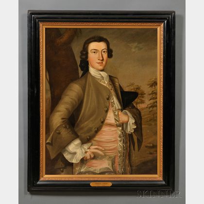John Greenwood (Massachusetts, 1727-1792 Portrait of Thomas Child (1730-1787).