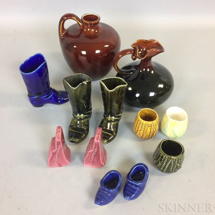 Twelve Pieces of Hampshire Pottery