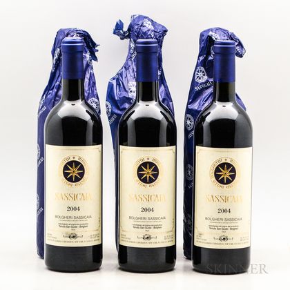 Tenuta San Guido Sassicaia 2004, 6 bottles 