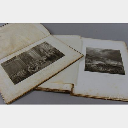 Two 19th Century Souvenir D'une Promenade a Versailles Folios