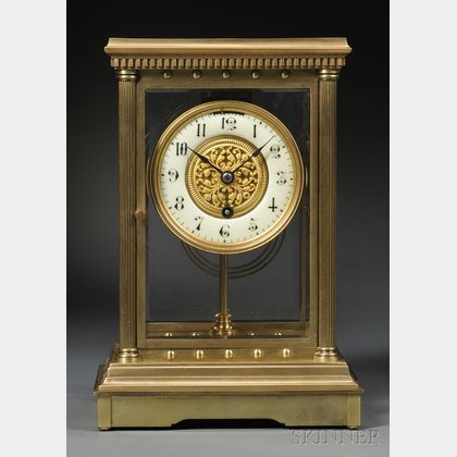 Boston Clock Company Tandem-Wind Crystal Regulator