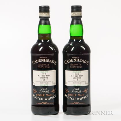 Glencadam 17 Years Old 1979, 2 750ml bottles 