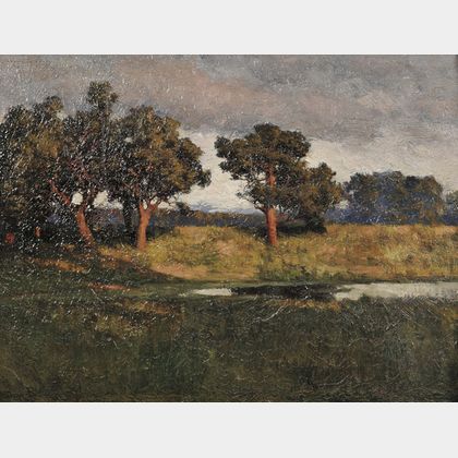 Frederick Judd Waugh (American, 1861-1940) Marshland Landscape