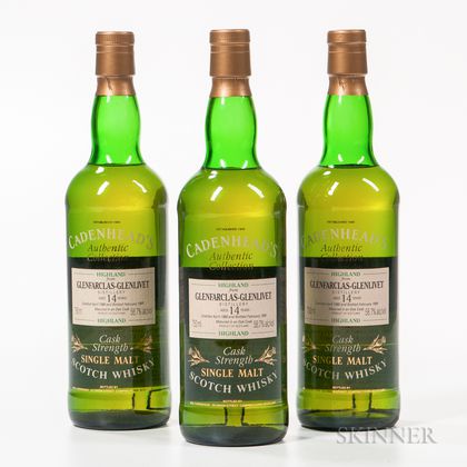 Glenfarclas-Glenlivet 14 Years Old 1980, 3 750ml bottles 