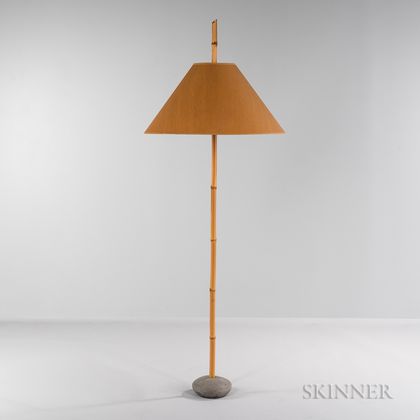 Robert Sonneman for George Kovacs Safari Collection Bamboo Floor Lamp