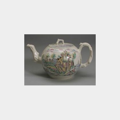 Staffordshire Salt Glazed Stoneware Teapot and Cover