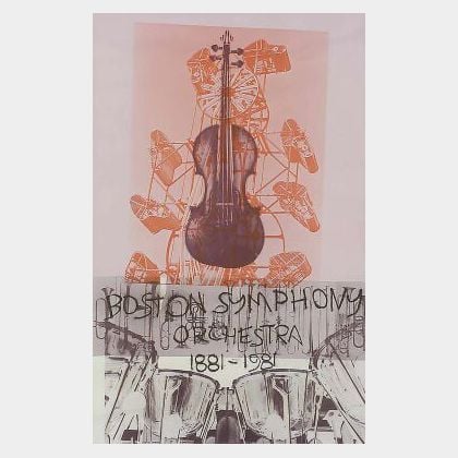 Sold at auction Robert Rauschenberg (American, b. 1925) Boston Symphony ...