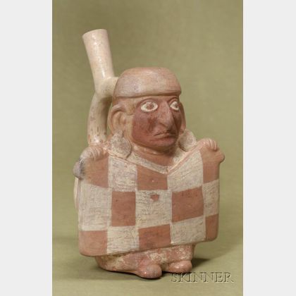 Pre-Columbian Polychrome Effigy Vessel