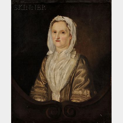 Sir Joshua Reynolds (British, 1723-1792) Portrait of Mrs. Elizabeth Field