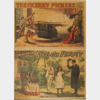 Three Antique Theatrical Posters