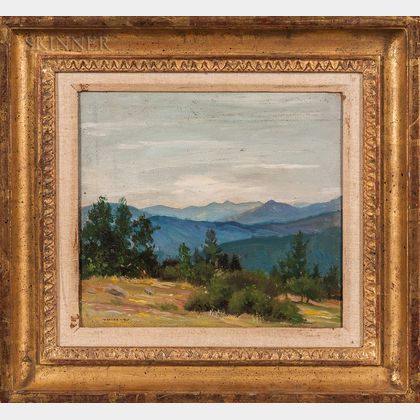 Abbott Handerson Thayer (American, 1849-1921) Mountain Vista.