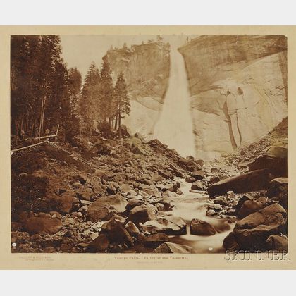 Muybridge, Eadweard James (1830-1904) Three Mammoth Albumen Photographs of Yosemite.
