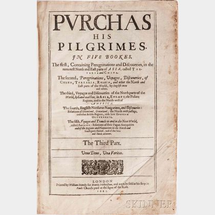 Purchas, Samuel (1557?-1625) Purchas His Pilgrimes , Part Three Only.