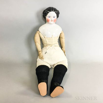 Large China Shoulder Head Doll