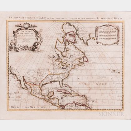North America, Canada, Central America. Guillaume de L'Isle (1675-1726) L'Amerique Septentrionale.