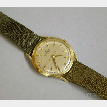 Vintage Ulysse Nardin 14kt Yellow Gold 17-jewel Chronometer Man's Wristwatch