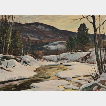 Aldro Thompson Hibbard (American, 1886-1972) Winter, Vermont