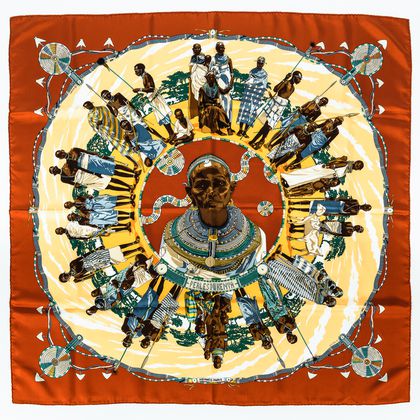 Sold at Auction: HERMES SCARF