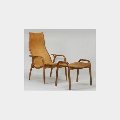 Yngve Ekstrom Lounge Chair and Ottoman