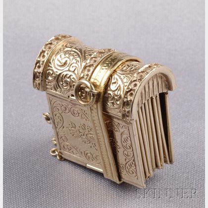 Victorian 9kt Gold Book Bracelet