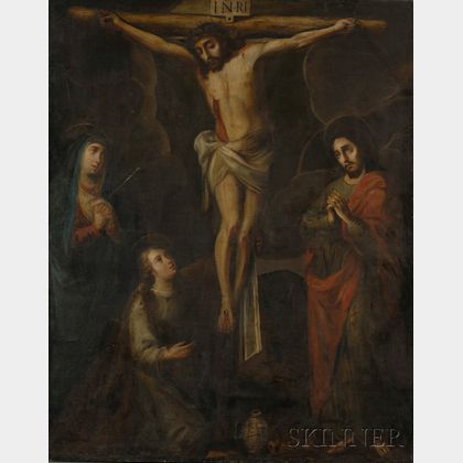 Spanish School, 19th Century The Crucifixion