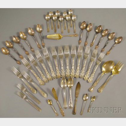 Group of Assorted Sterling Silver Flatware and Serving Items