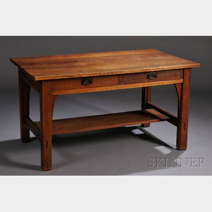 L. & J.G. Stickley Library Table