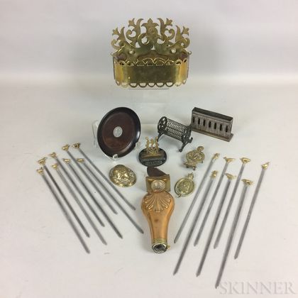 Small Group of Mostly Brass Items