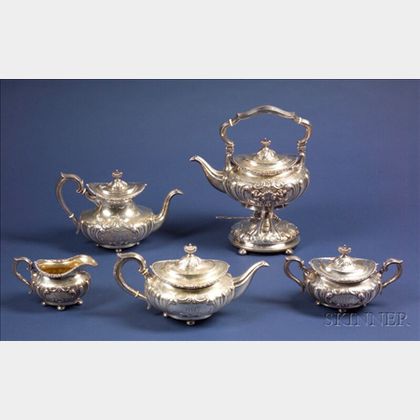Five Piece Dominick & Haff Sterling Tea and Coffee Service
