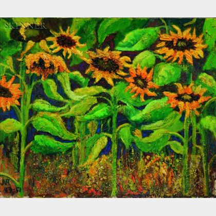 James N. Rosenberg (American, 1874-1970) Sunflowers
