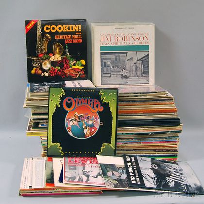 Collection of Mostly Late 20th Century New Orleans Jazz LP Albums