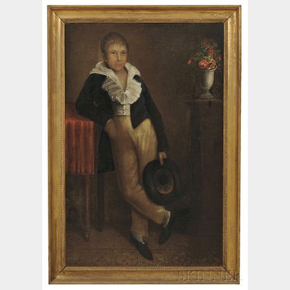 American School, Early 19th Century Portrait of James Clark Todd (1806-1849).