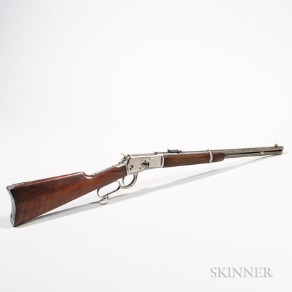 Nickel Winchester Model 1892 Saddle Ring Carbine