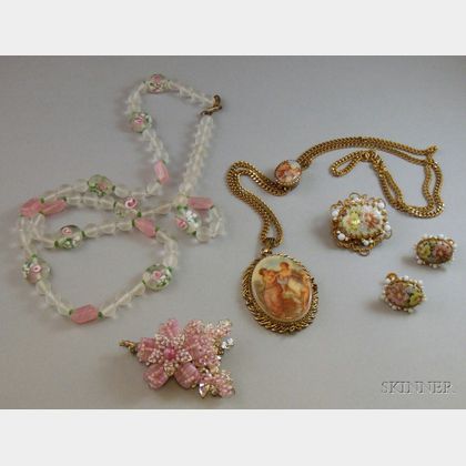 Small Group of Vintage Miriam Haskell Jewelry