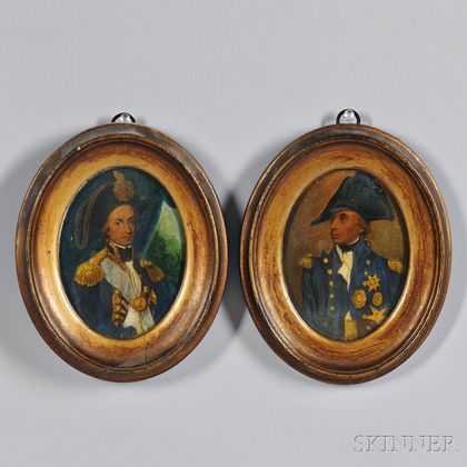 Pair of Engraved Portraits of Admiral Nelson