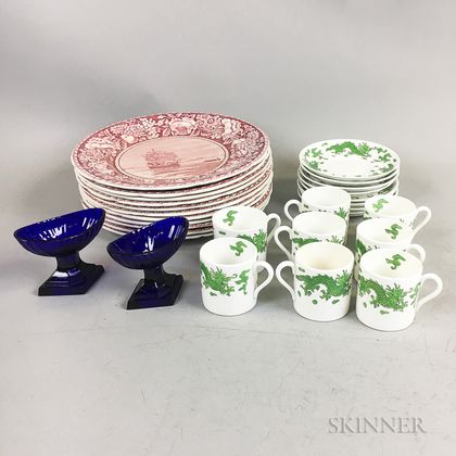 Group of Glass and Ceramic Tableware Items