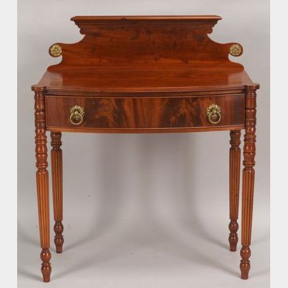 Classical Mahogany, Mahogany Veneer, and Birch Dressing Table