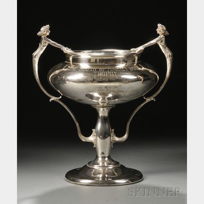 Art Nouveau Silver-plate Trophy Cup