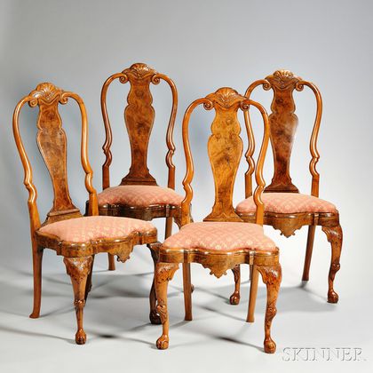Four Dutch Side Chairs