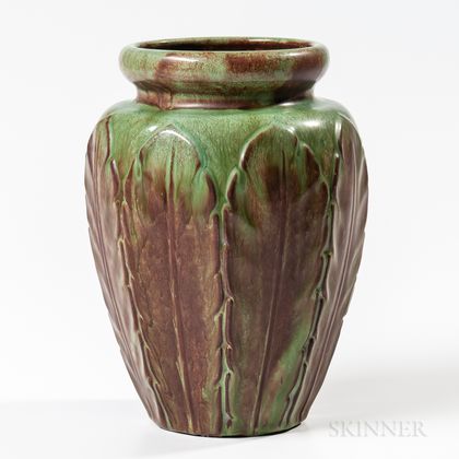 William J. Walley Leaf Vase