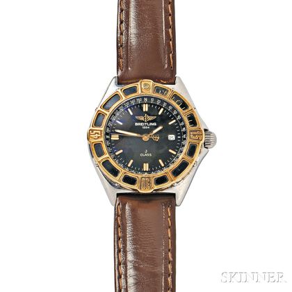Stainless Steel "J Class" Wristwatch, Breitling