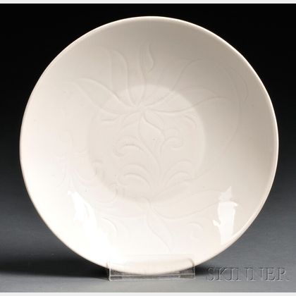 Northern White Ware Shallow Bowl