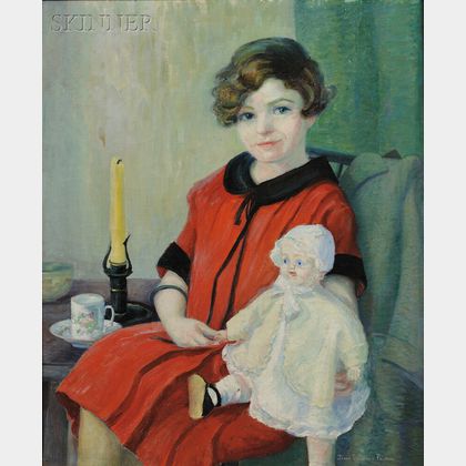Jessie Goodwin Preston (American, b. 1880) My Favorite Doll