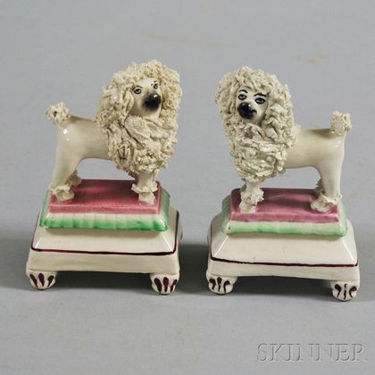 Pair of Porcelain Staffordshire Spaniels