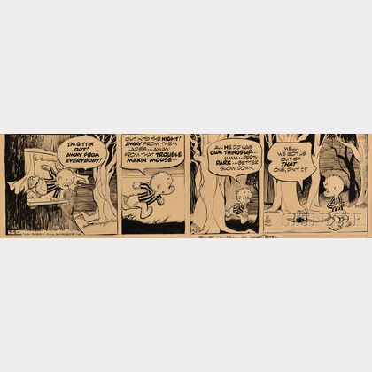 Walt Kelly (American, 1913-1973) Pogo Comic Strip, 7-24 (1969)