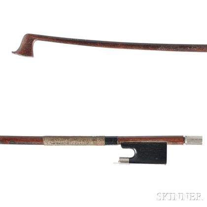 Nickel-mounted One-half Size Violin Bow