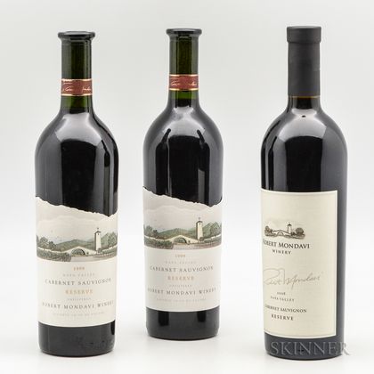 Robert Mondavi Cabernet Sauvignon Reserve, 3 bottles 