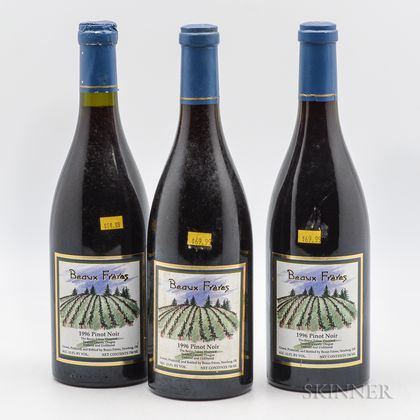 Beaux Freres Beaux Freres Vineyard Pinot Noir 1996, 3 bottles 