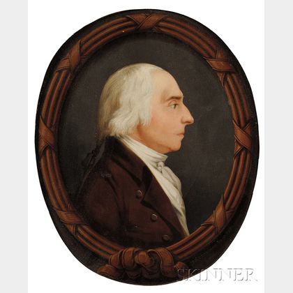 John Ritto Penniman (American, about 1782-1841) After a Pastel by Gerrit Schipper (b. Holland, 1775, d. London, c.1830) Portrait of Ed