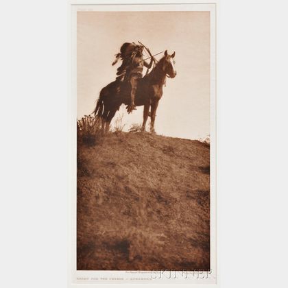 Curtis Photogravure Ready for the Charge- Apsaroke
